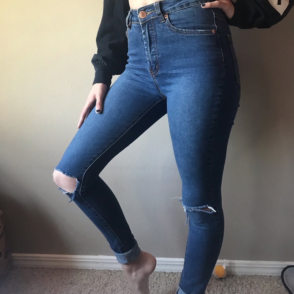 CottonOn high waisted skinny jeans